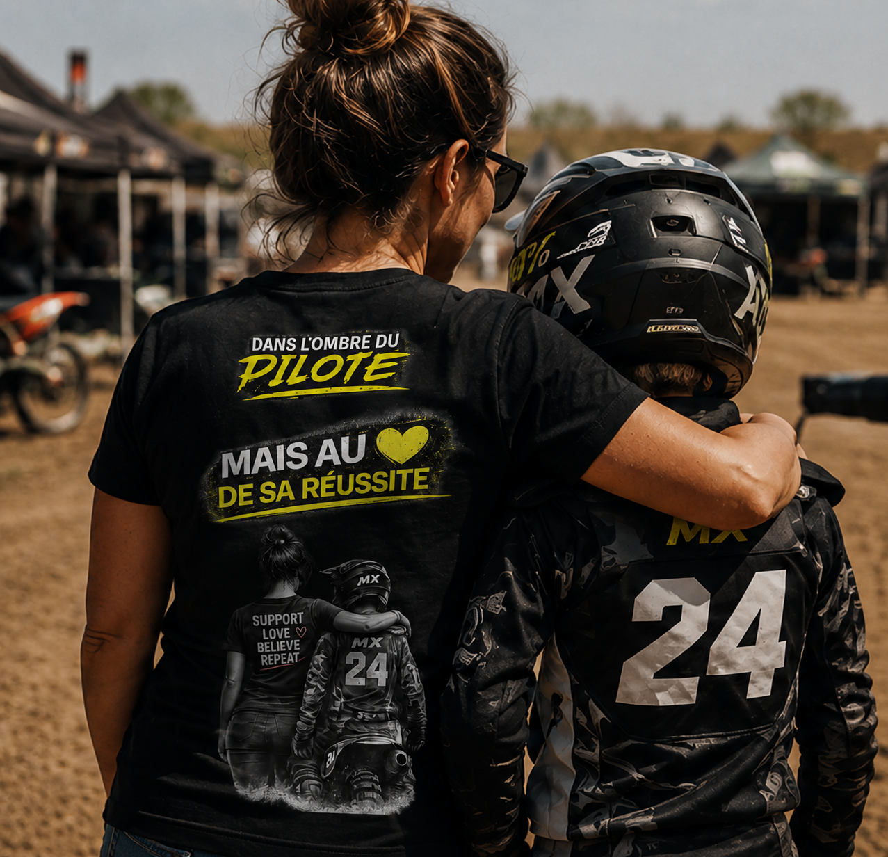 T-shirt MX MOM – Dans l’ombre… mais jamais invisible